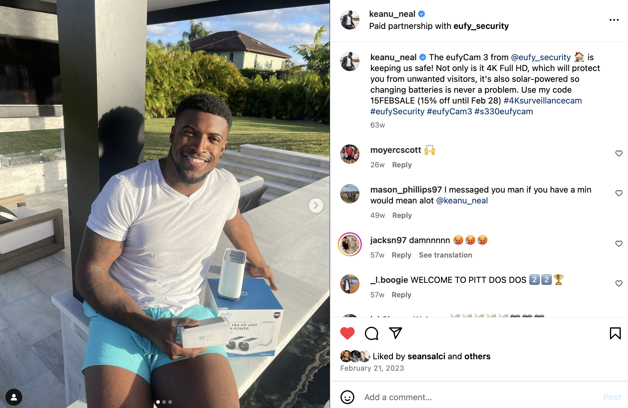 Keanu Neal x Eufy